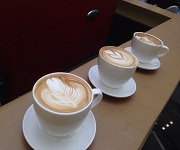 韶關(guān)碧桂園濱江1號咖啡拉花實(shí)踐